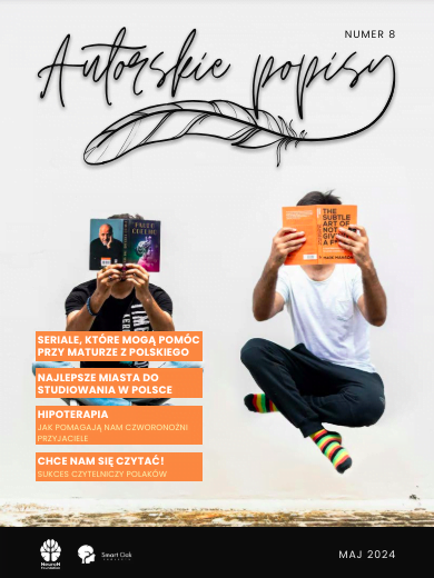 Okładka majowego numeru miesięcznika „Autorskie popisy”